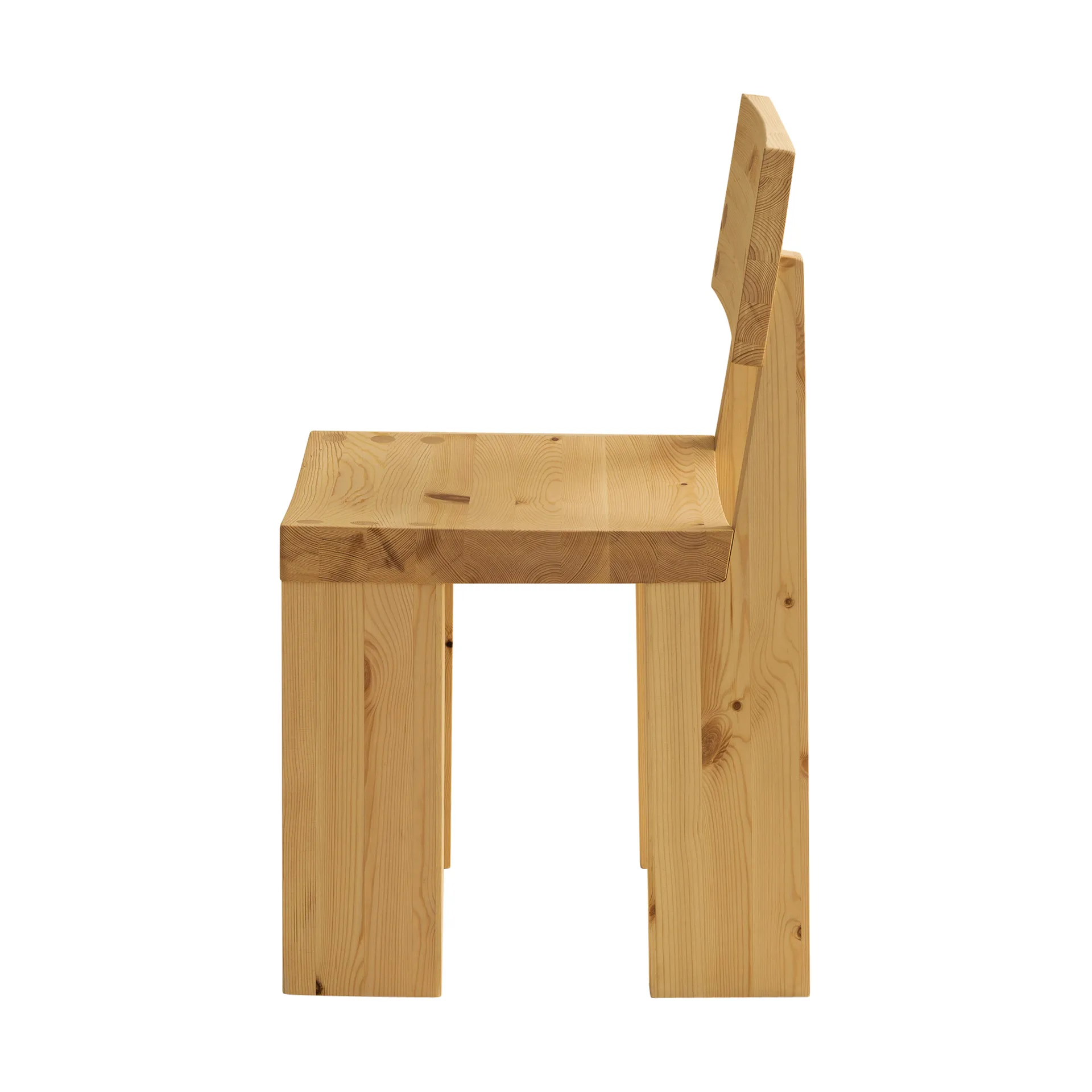 001 Dining Chair stol, Matt oljevaxad furu Vaarnii