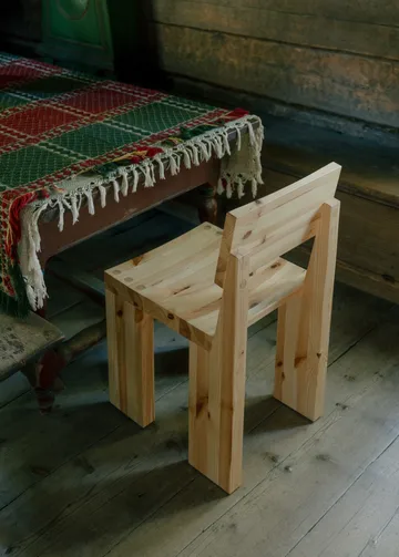 001 Dining Chair stol - Matt oljevaxad furu - Vaarnii