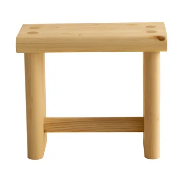 002 Ast Stool pall - Matt oljevaxad furu, 55x26x45 cm - Vaarnii