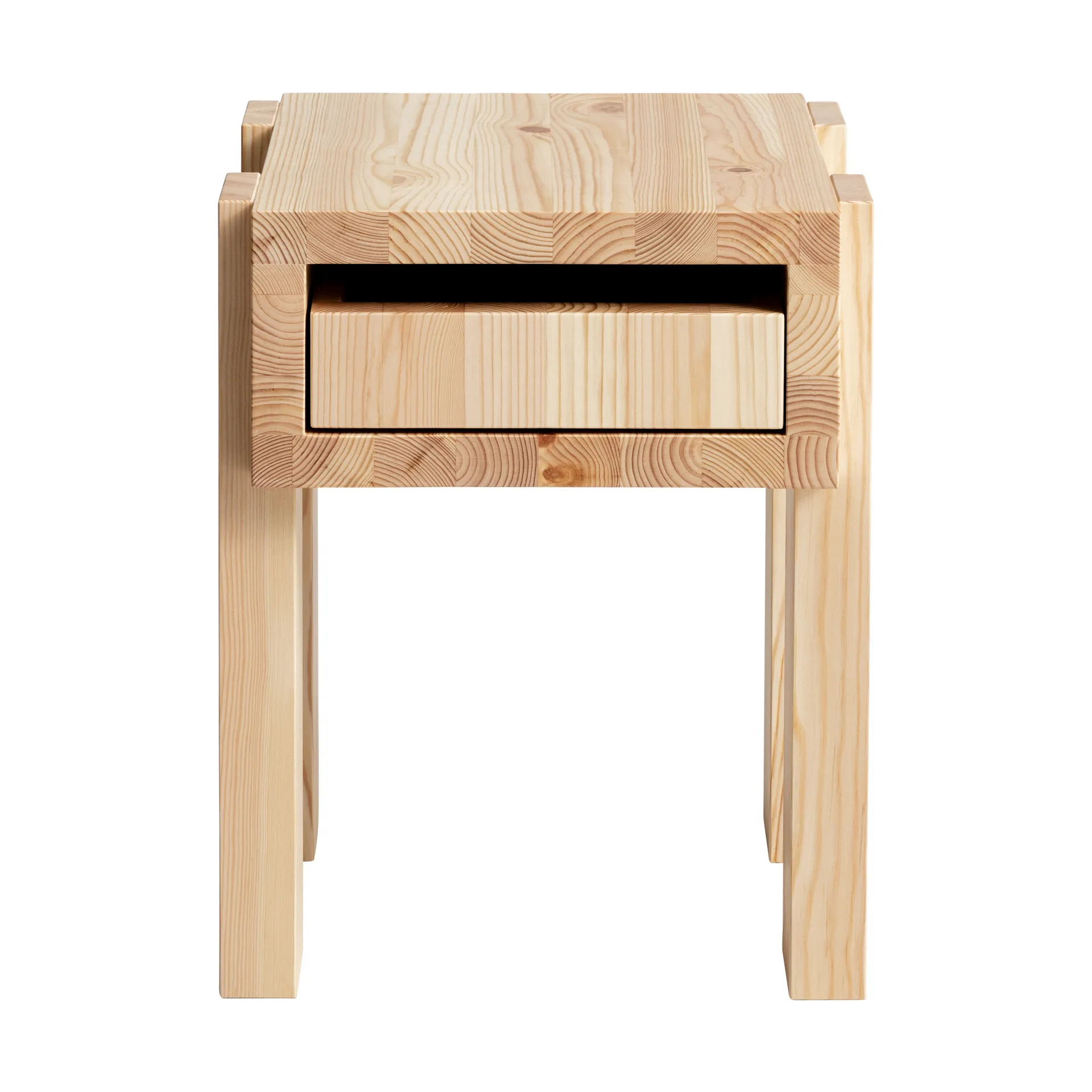 003 Stilts Side Table sidobord, Matt oljevaxad furu 40x36x45 cm Vaarnii