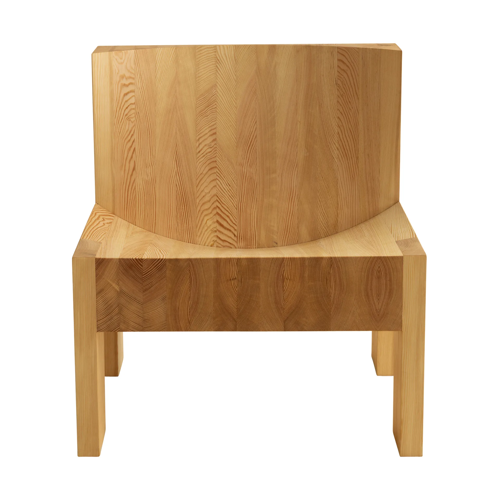 005 Lounge Chair loungestol, Matt oljevaxad furu Vaarnii