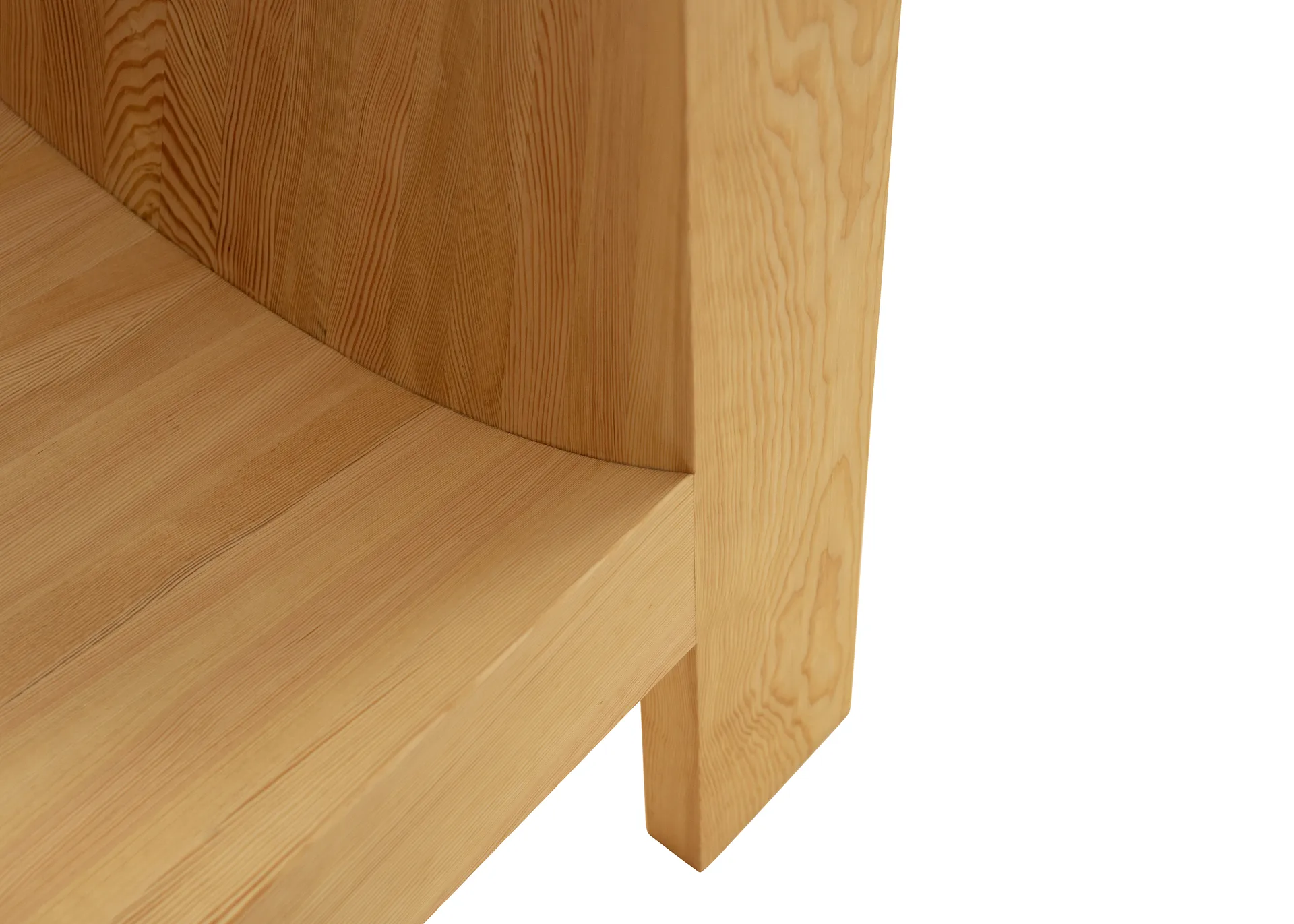 005 Lounge Chair loungestol, Matt oljevaxad furu Vaarnii