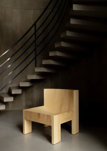 005 Lounge Chair loungestol - Matt oljevaxad furu - Vaarnii