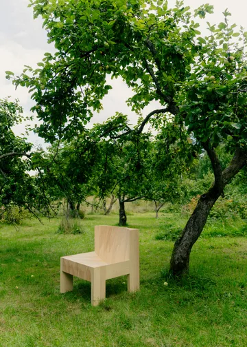 005 Lounge Chair loungestol - Matt oljevaxad furu - Vaarnii