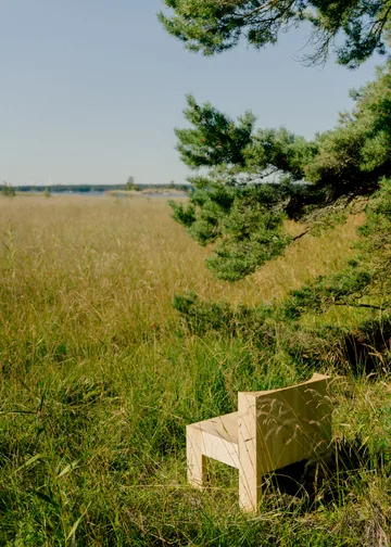 005 Lounge Chair loungestol - Matt oljevaxad furu - Vaarnii