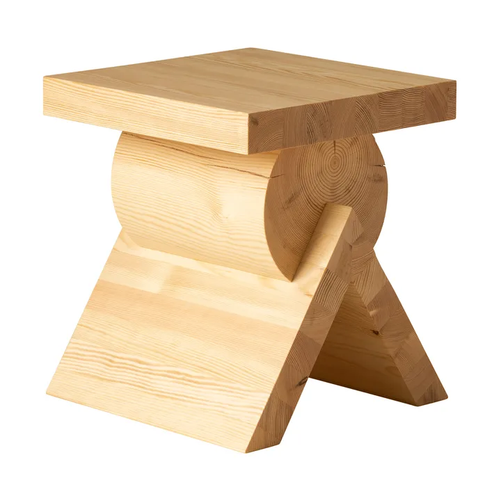006 AA Side Table sidobord - Matt oljevaxad furu, 40x40x45 cm - Vaarnii