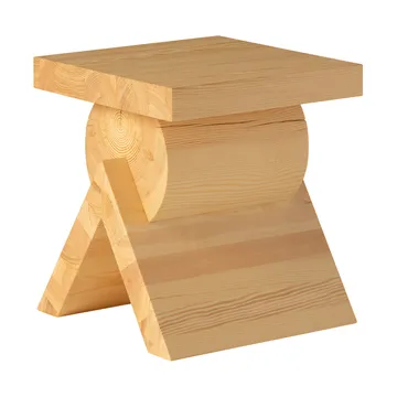 006 AA Side Table sidobord - Matt oljevaxad furu, 40x40x45 cm - Vaarnii