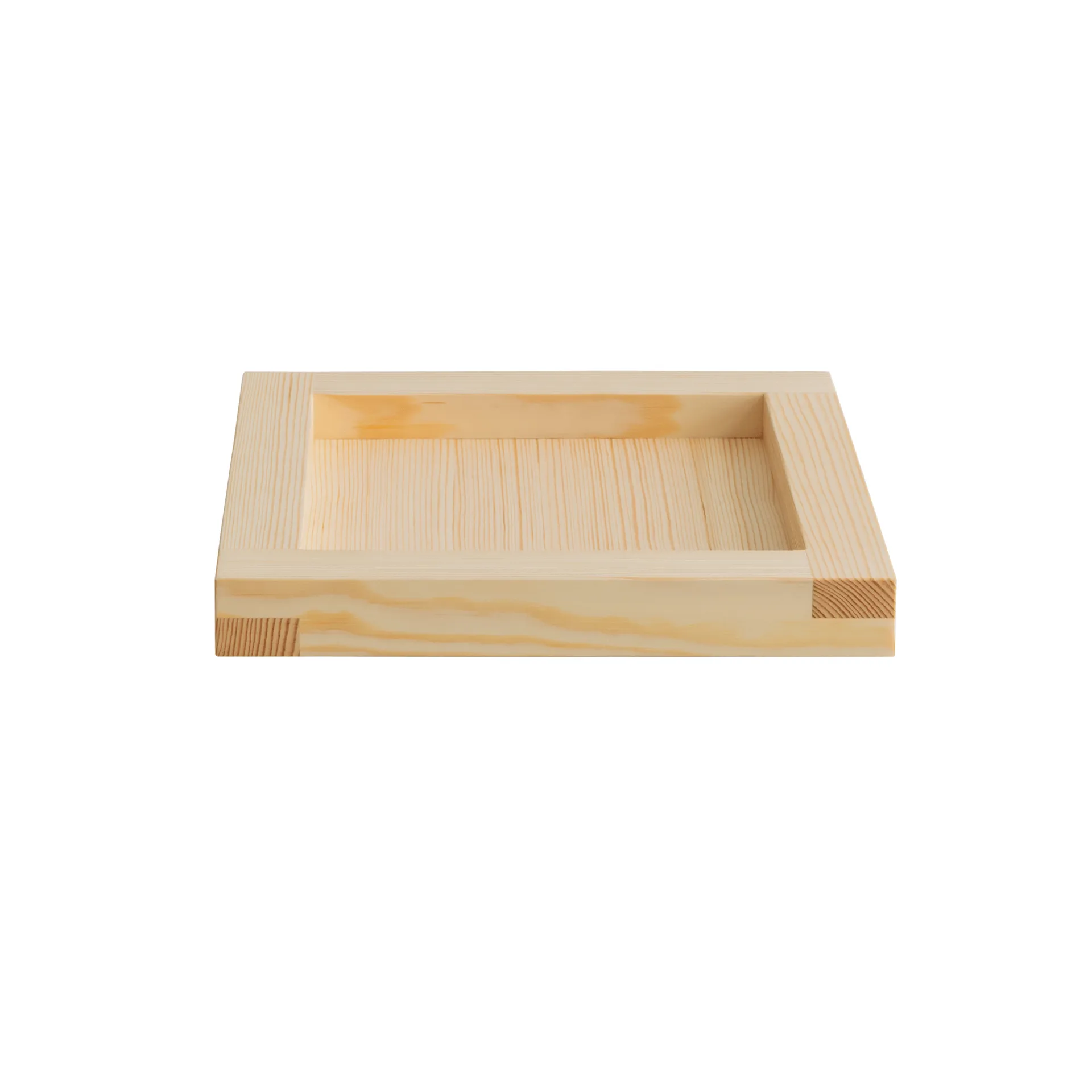 009 Tray bricka, Oljevaxad furu, 33x33x6 cm Vaarnii