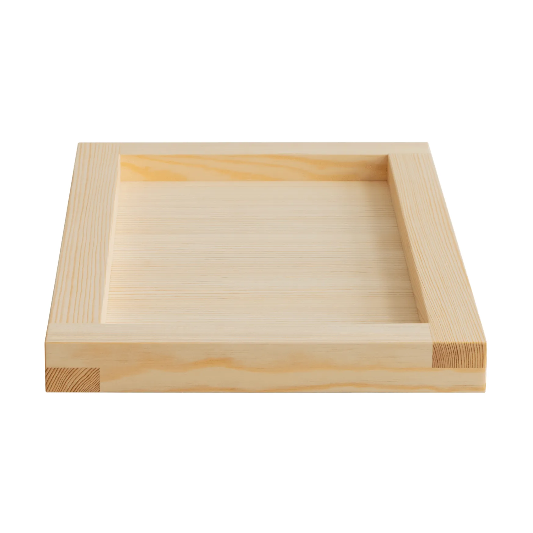 009 Tray bricka, Oljevaxad furu, 54x33x6 cm Vaarnii