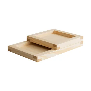 009 Tray bricka - Oljevaxad furu, 54x33x6 cm - Vaarnii