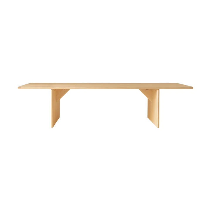 012 Kolmio Dining Table bord - Matt oljevaxad furu, 305x99x72 cm - Vaarnii