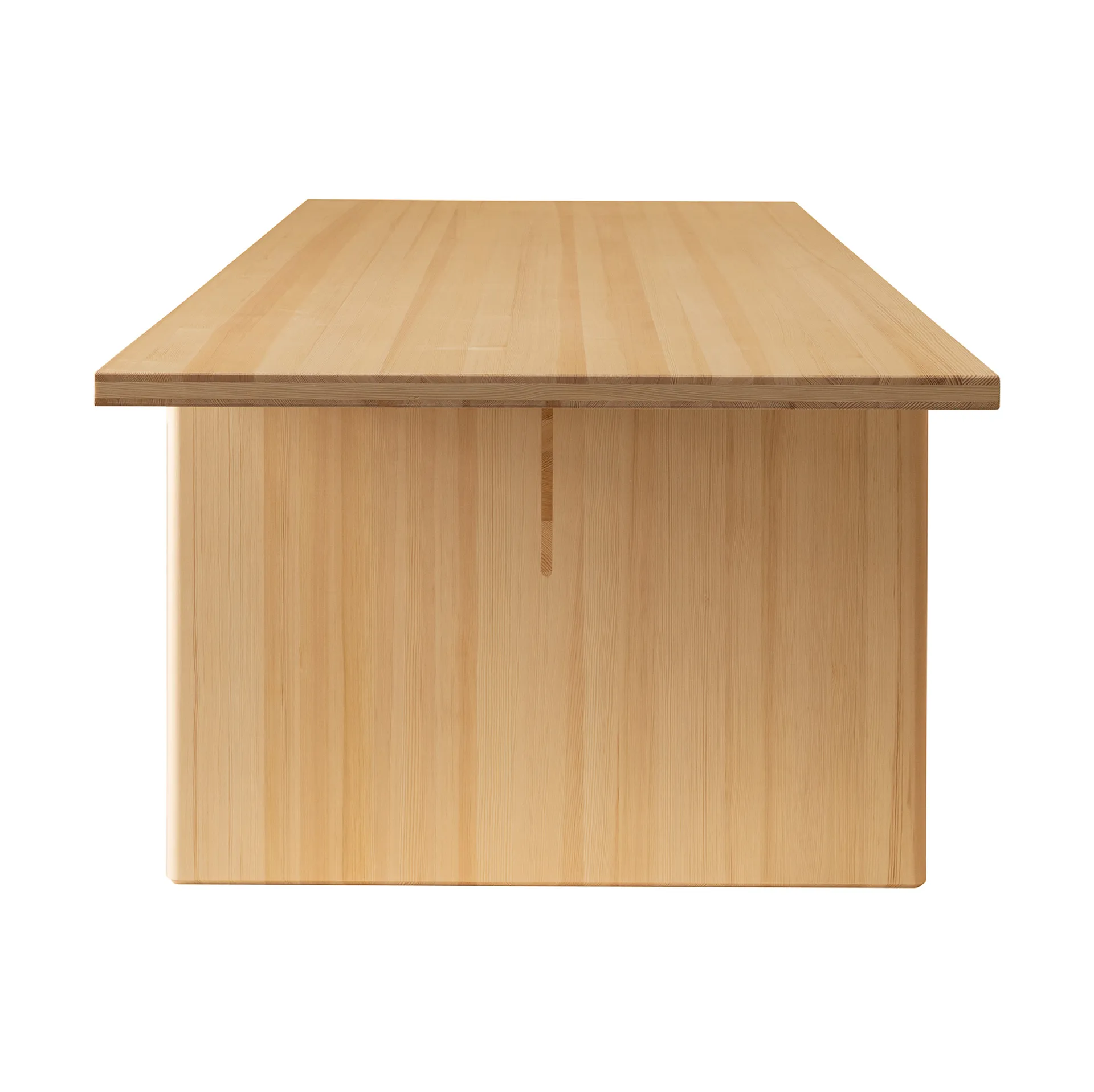 012 Kolmio Dining Table bord, Matt oljevaxad furu, 305x99x72 cm Vaarnii