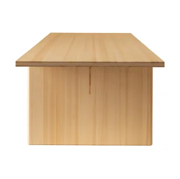012 Kolmio Dining Table bord - Matt oljevaxad furu, 305x99x72 cm - Vaarnii