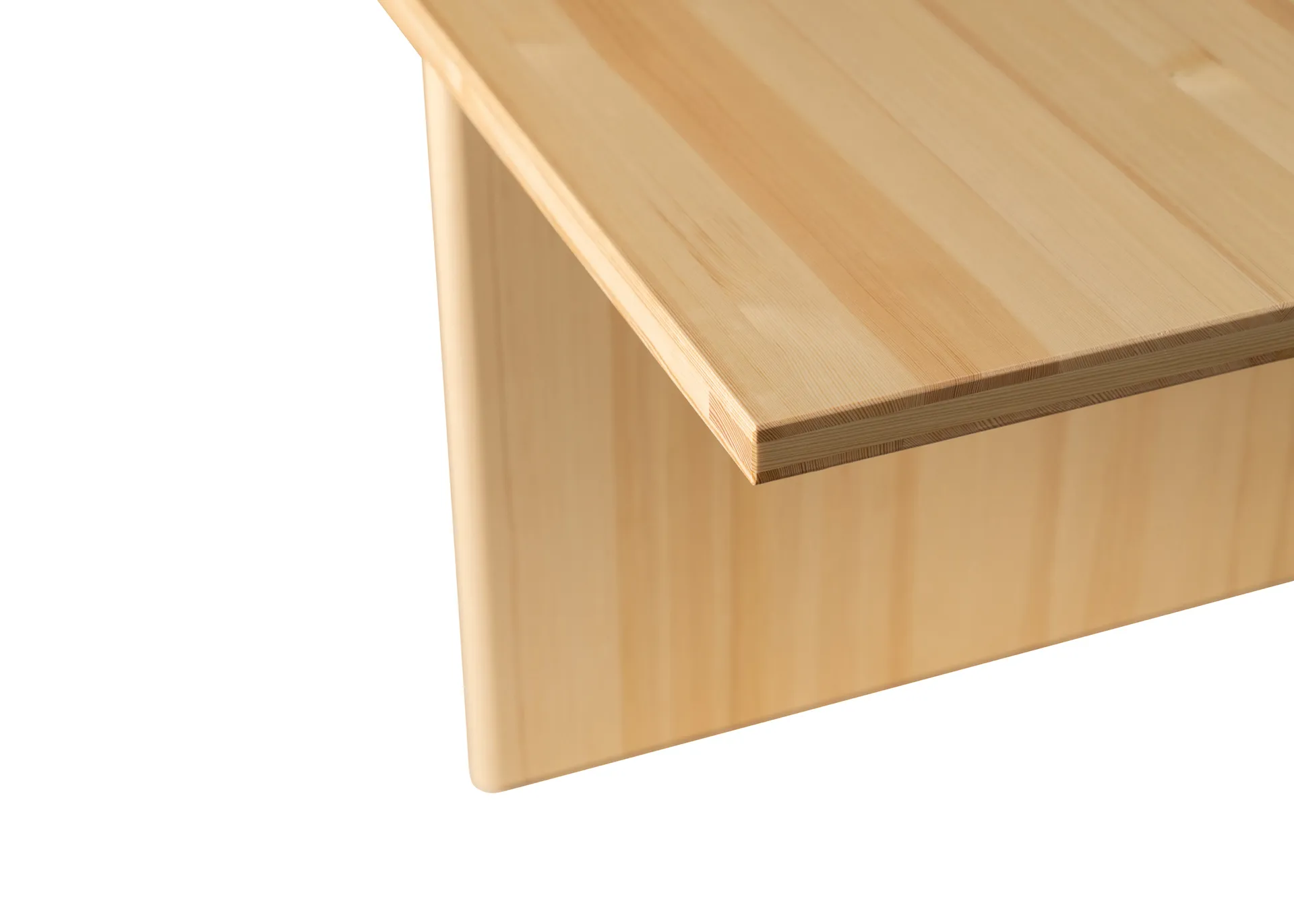 012 Kolmio Dining Table bord, Matt oljevaxad furu, 305x99x72 cm Vaarnii