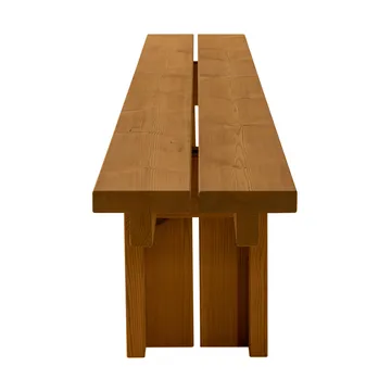 013 Osa Outdoor Bench bänk - Värmebehandlad furu, 270x37x49 cm - Vaarnii