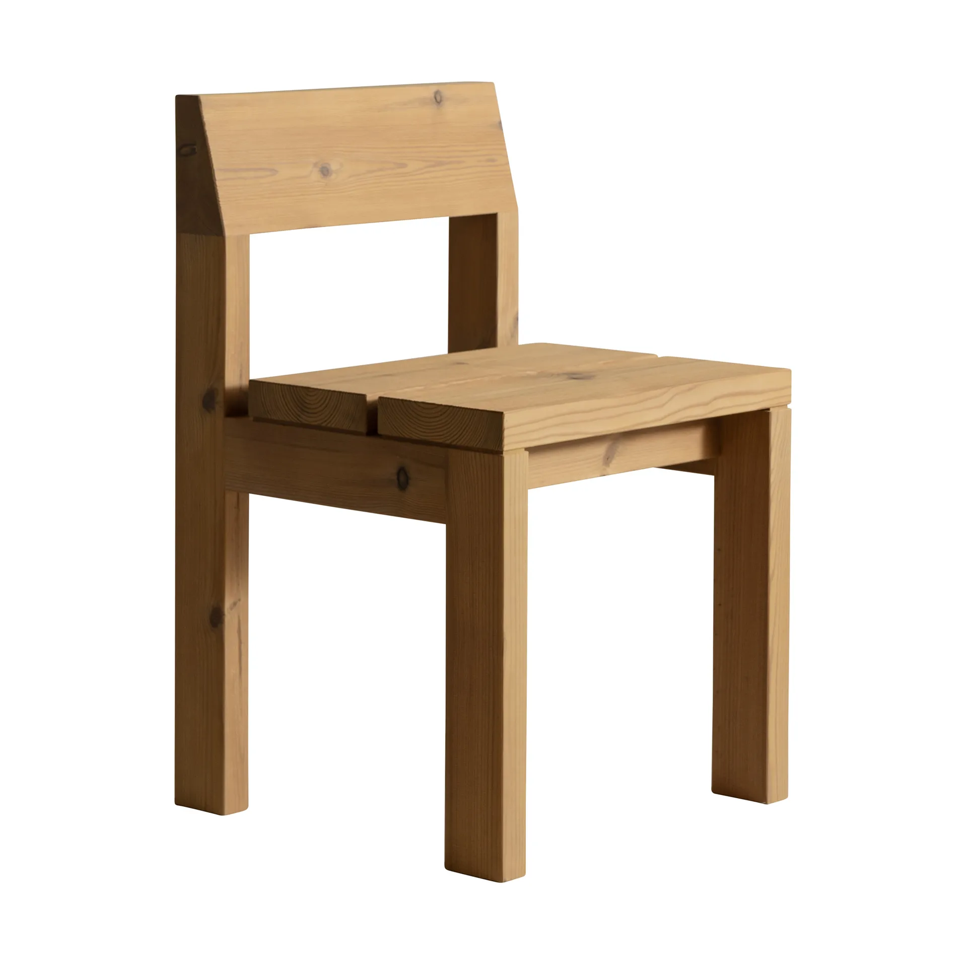 013 Osa Outdoor Dining Chair stol, Matt oljevaxad furu Vaarnii