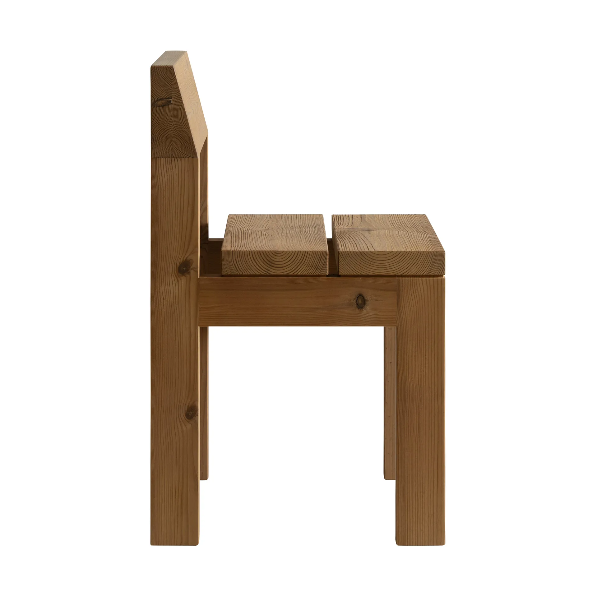 013 Osa Outdoor Dining Chair stol, Matt oljevaxad furu Vaarnii