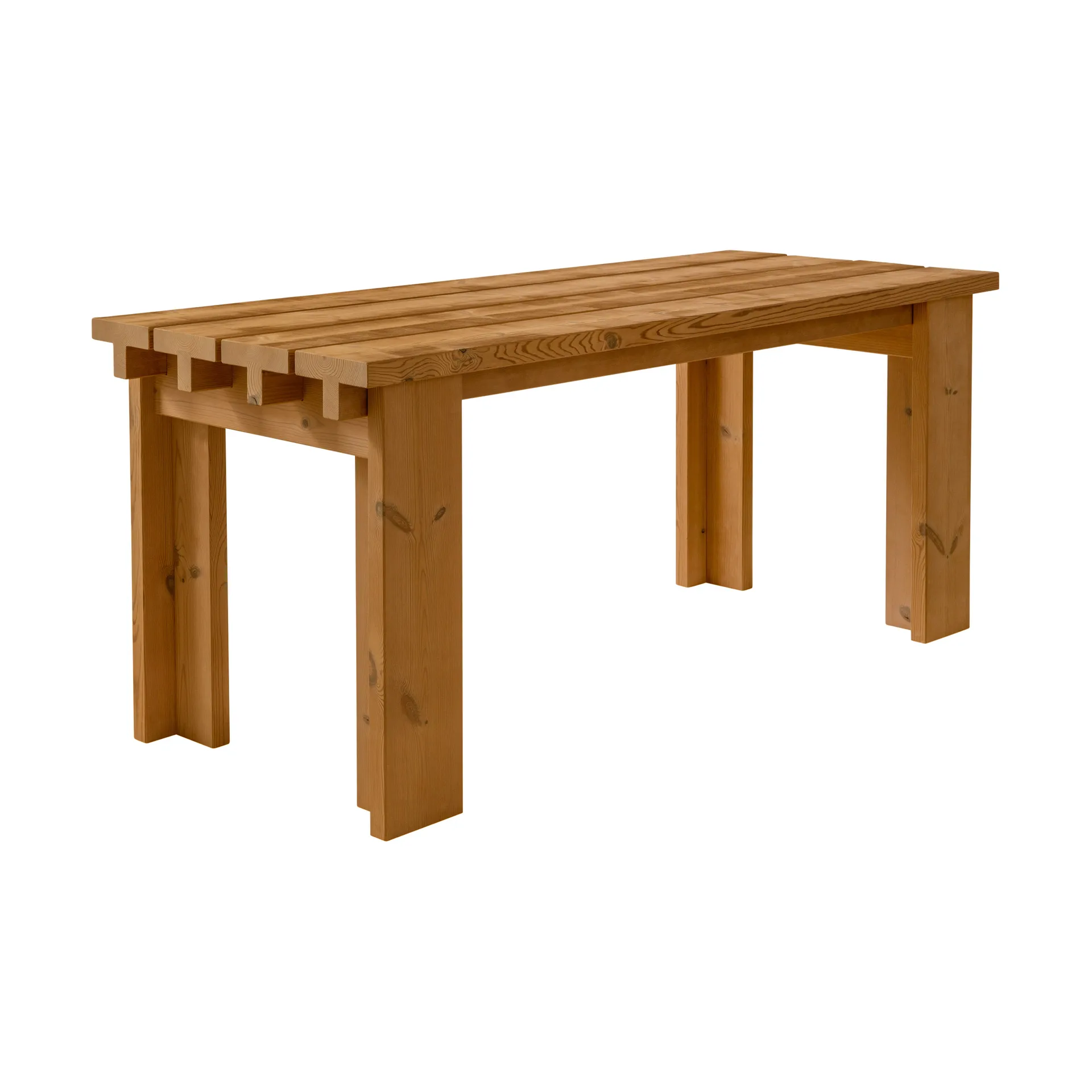 013 Osa Outdoor Table bord, Värmebehandlad furu, 182x75x78 cm Vaarnii