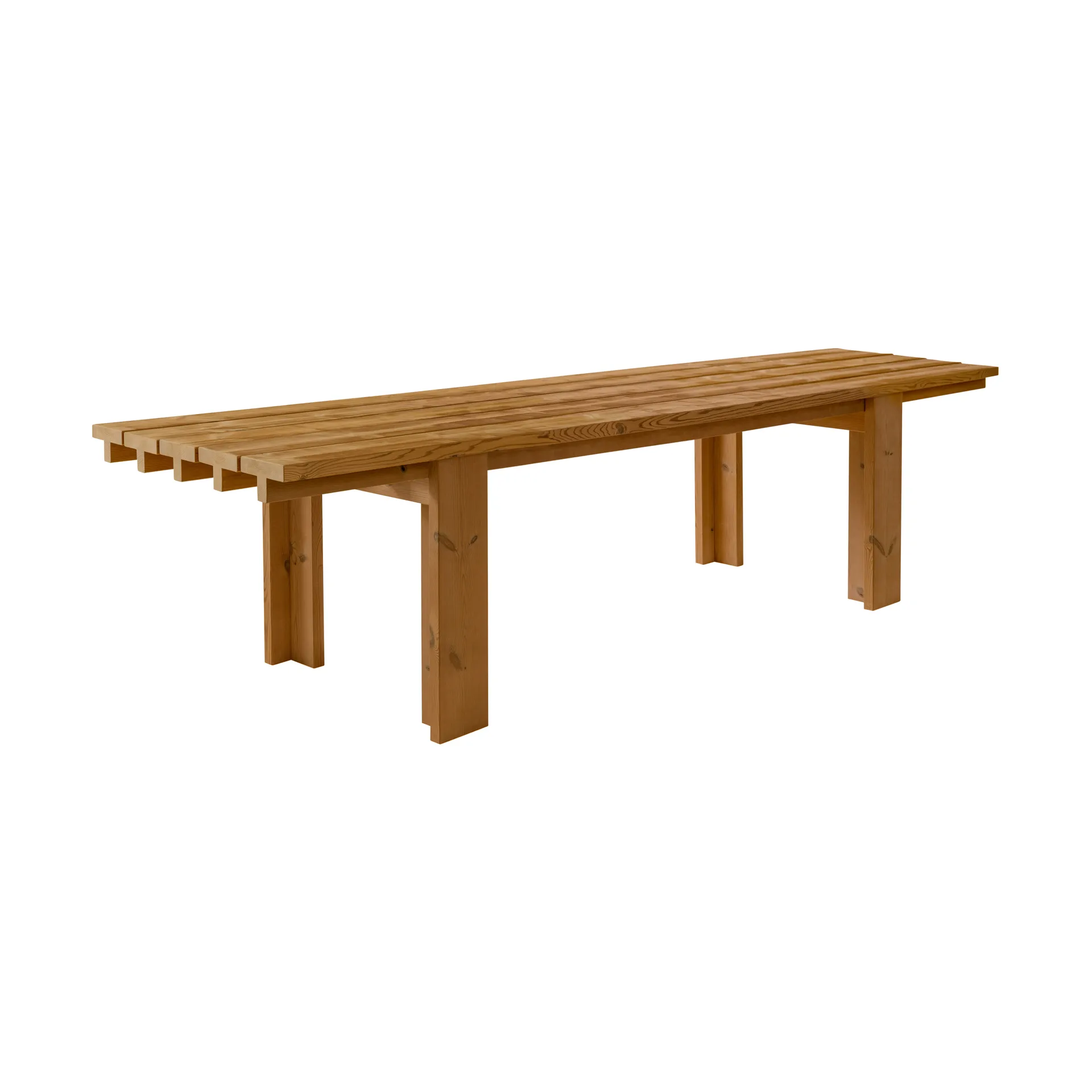 013 Osa Outdoor Table bord, Värmebehandlad furu, 333x94x78 cm Vaarnii