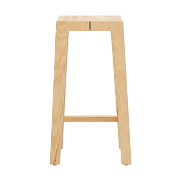 016 Maasto Bar Stool barpall - Matt oljevaxad furu, 65 cm - Vaarnii