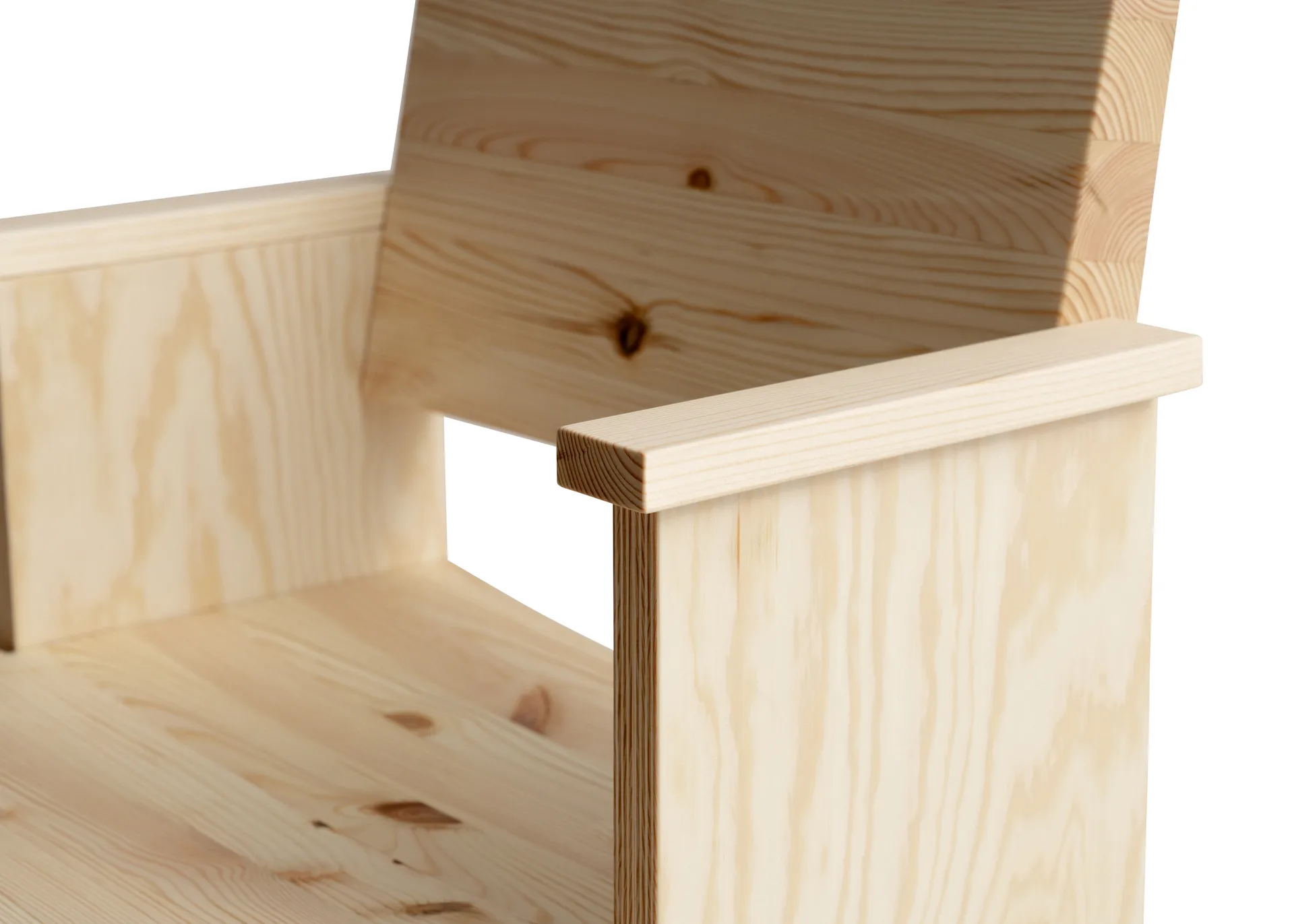 016 Maasto Dining Armchair karmstol, Matt oljevaxad furu Vaarnii