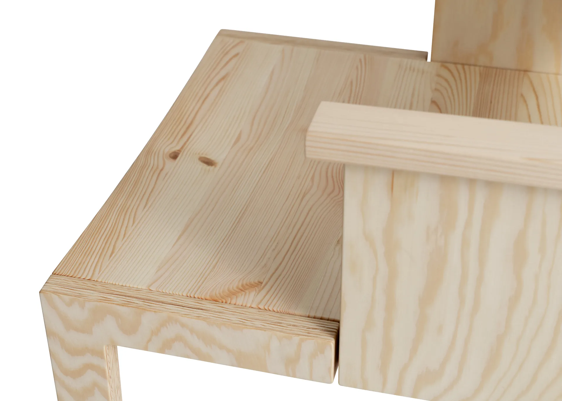 016 Maasto Dining Armchair karmstol, Matt oljevaxad furu Vaarnii