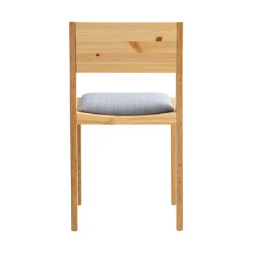 016 Maasto Dining Chair stol - Matt oljevaxad furu, framsidesklädd grå - Vaarnii
