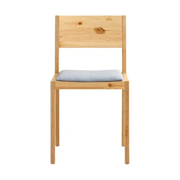 016 Maasto Dining Chair stol - Matt oljevaxad furu, klädd sits grå - Vaarnii