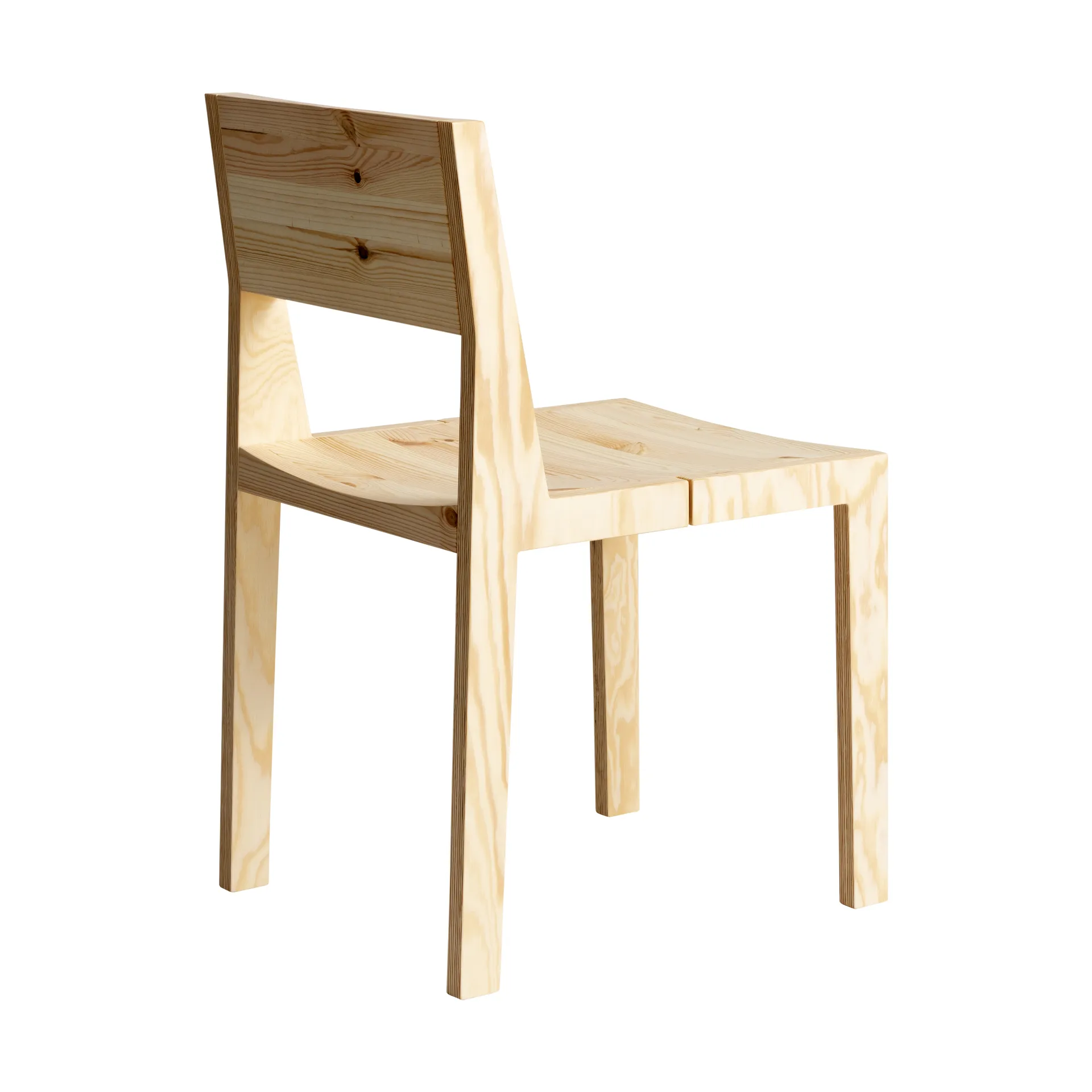 016 Maasto Dining Chair stol, Matt oljevaxad furu Vaarnii