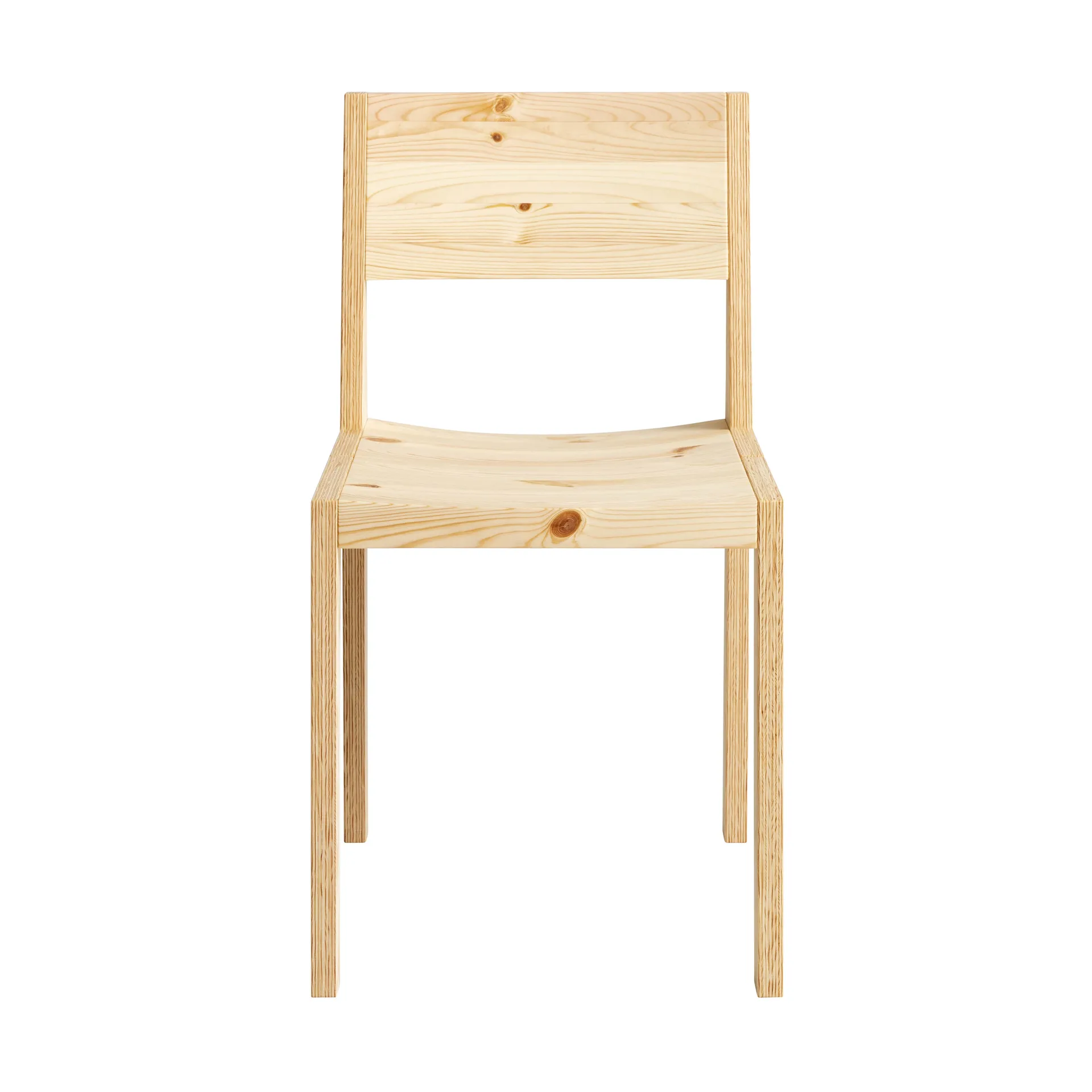 016 Maasto Dining Chair stol, Matt oljevaxad furu Vaarnii