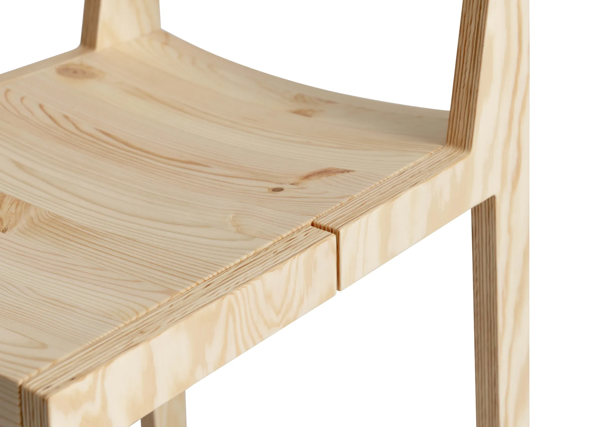 016 Maasto Dining Chair stol, Matt oljevaxad furu Vaarnii