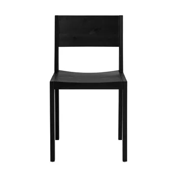 016 Maasto Dining Chair stol - Svartbetsad furu - Vaarnii