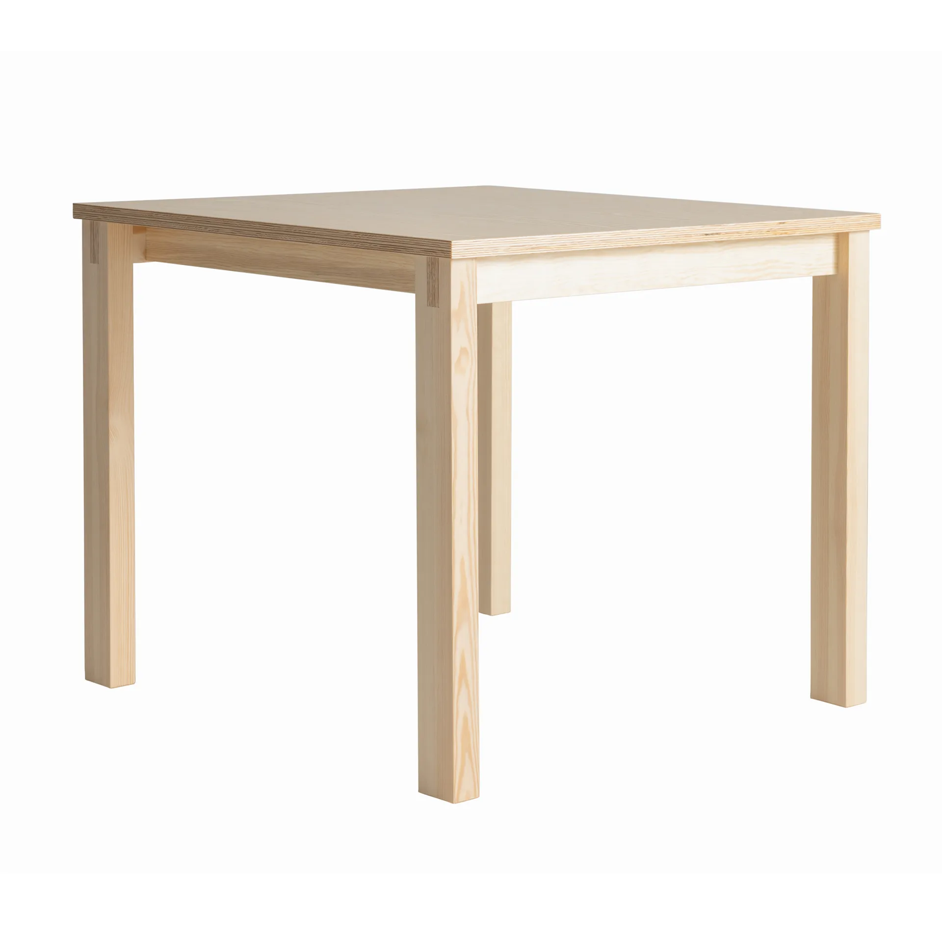 016 Maasto Table bord, Matt oljevaxad furu, 120x120x75 cm Vaarnii