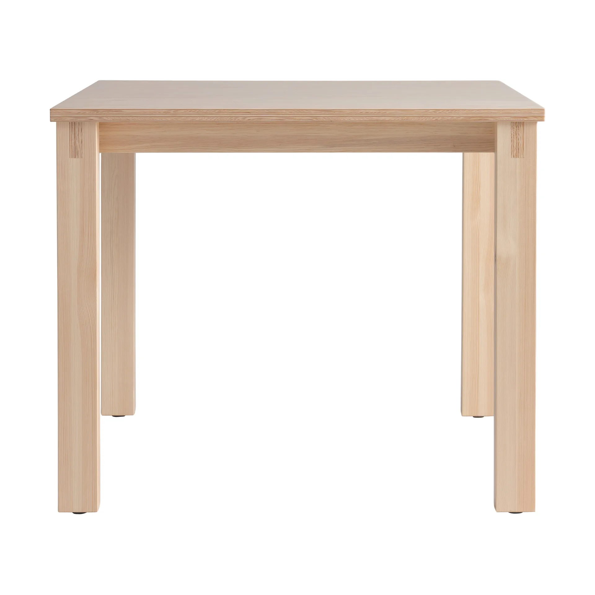 016 Maasto Table bord, Matt oljevaxad furu, 120x120x75 cm Vaarnii