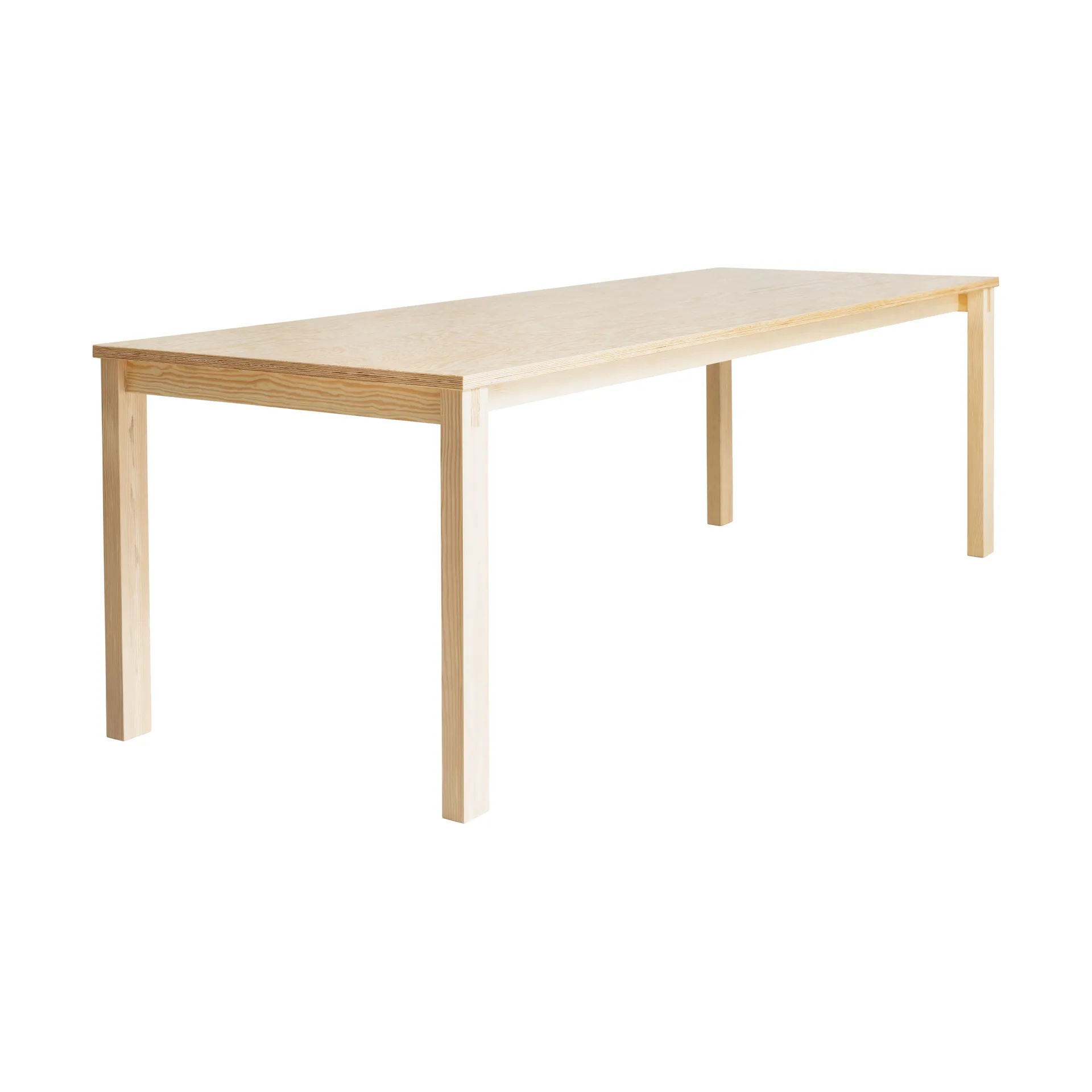 016 Maasto Table bord, Matt oljevaxad furu, 245x90 cm Vaarnii