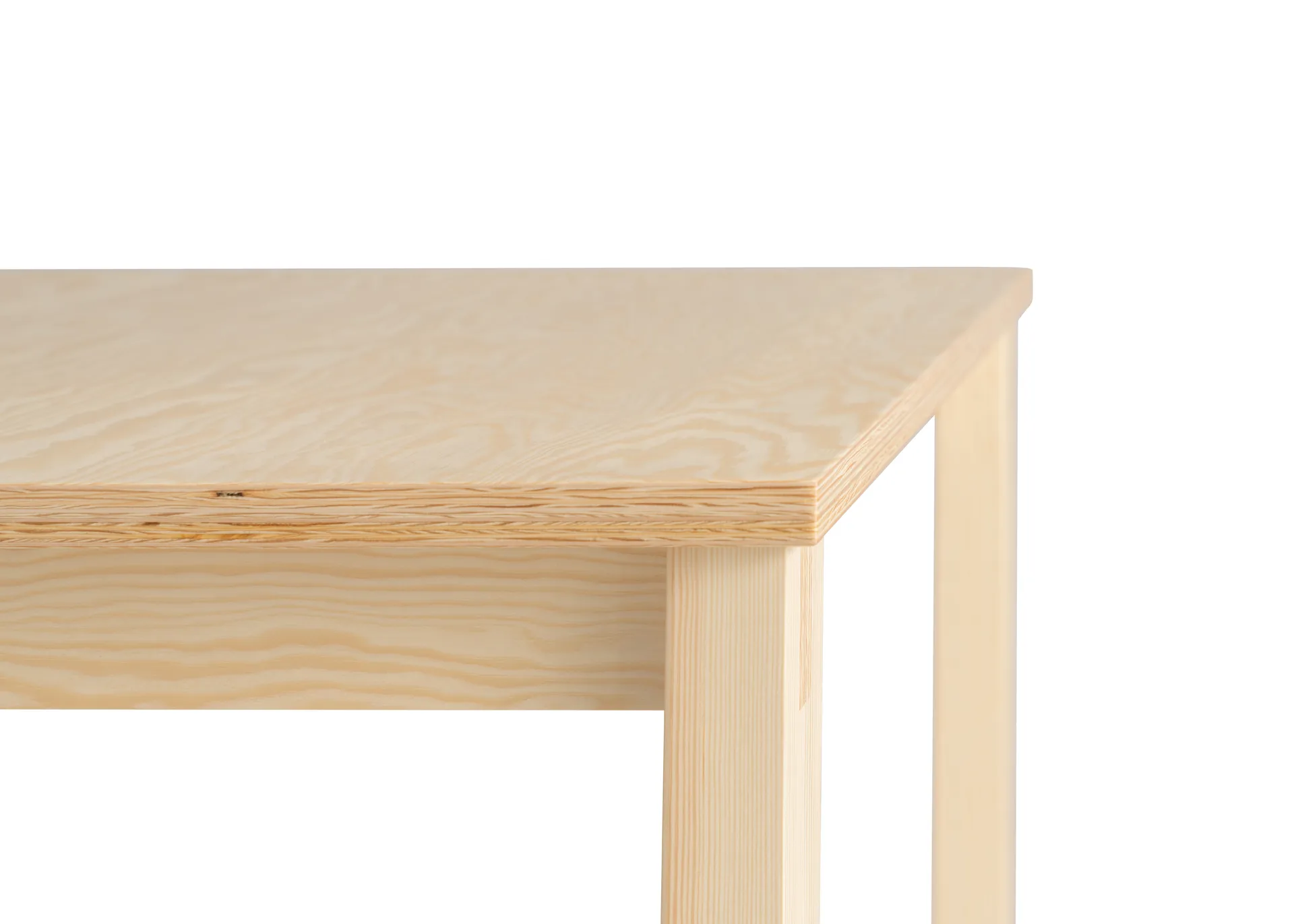 016 Maasto Table bord, Matt oljevaxad furu, 90x90x75 cm Vaarnii