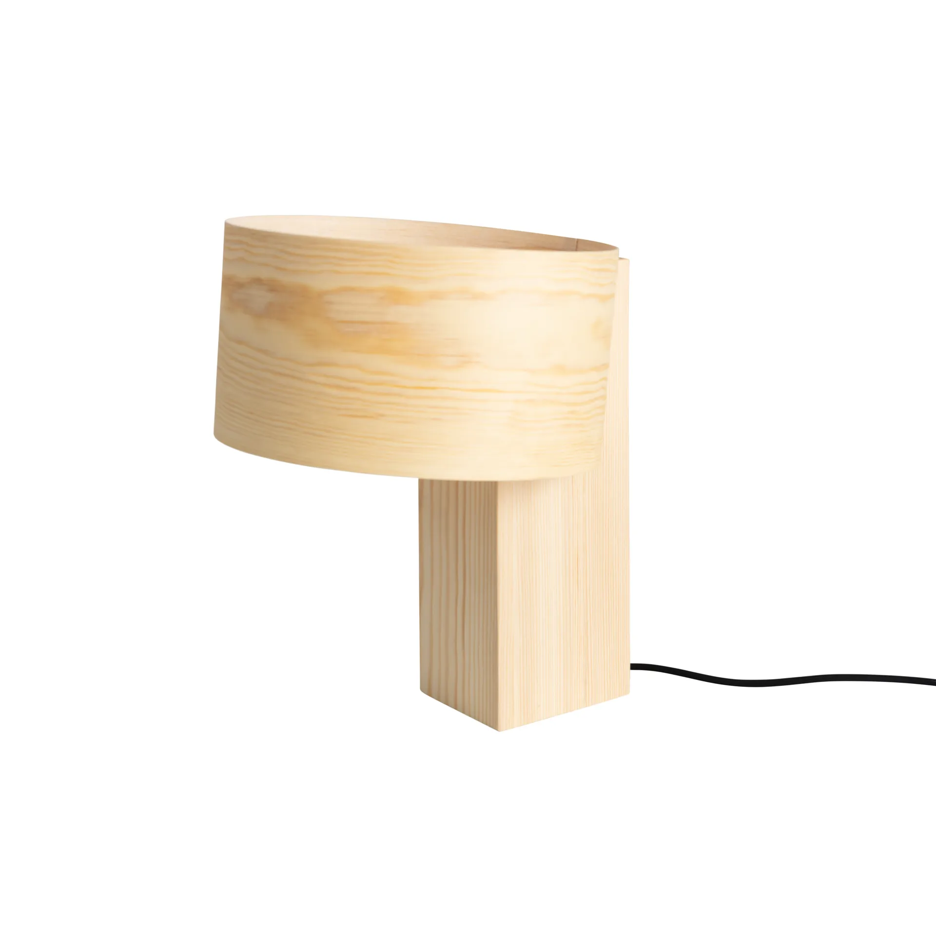018 Hoop Table Lamp bordslampa, Matt oljevaxad furu, 34 cm Vaarnii