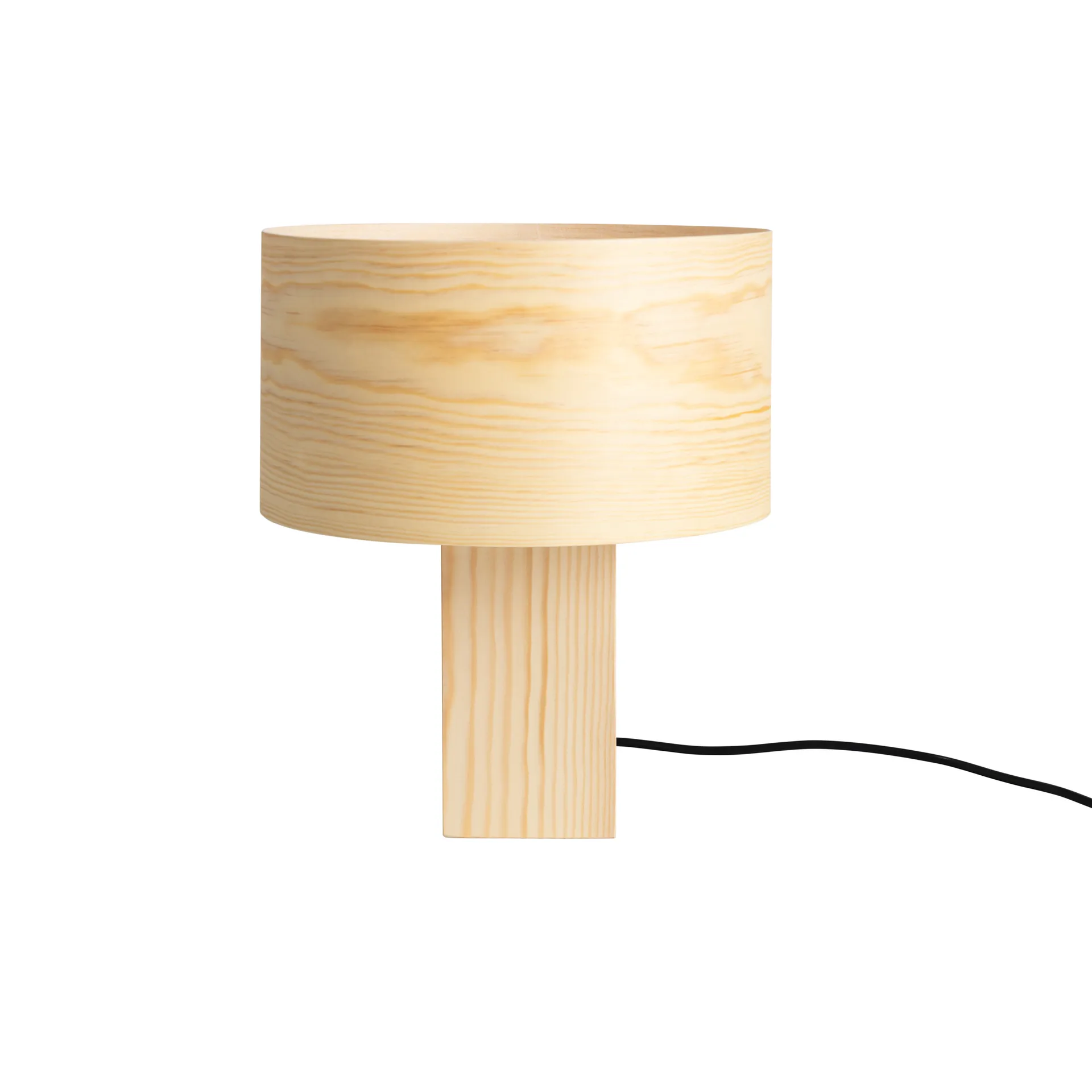 018 Hoop Table Lamp bordslampa, Matt oljevaxad furu, 34 cm Vaarnii