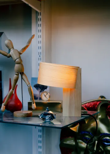 018 Hoop Table Lamp bordslampa - Matt oljevaxad furu, 34 cm - Vaarnii