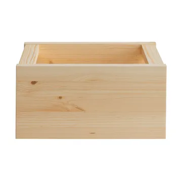 020 Koppa Crate förvaringslåda - Oljevaxad furu, small 29x43x22 cm - Vaarnii