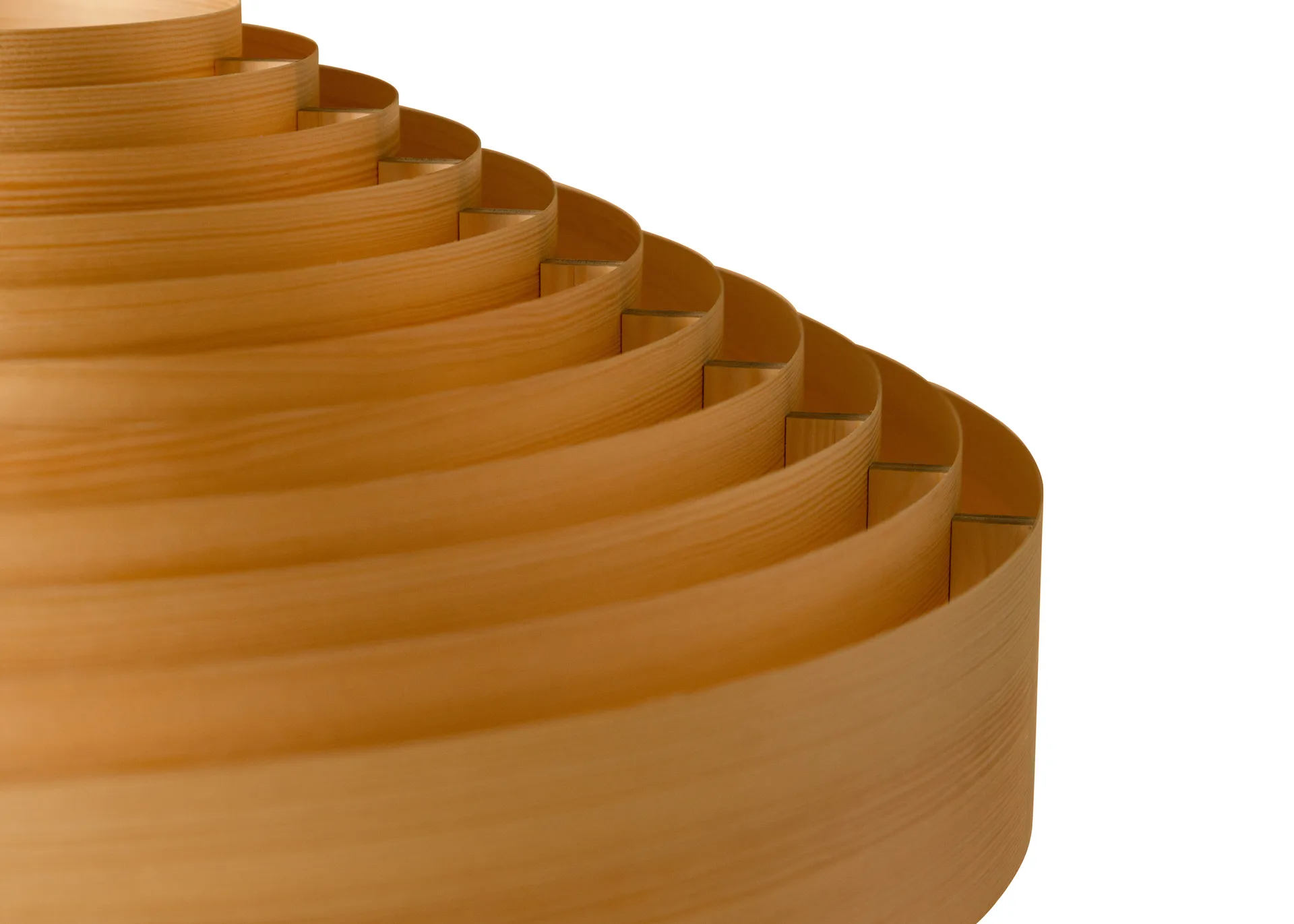 1003 Hans Pendant pendel, Matt oljevaxad furu, Ø60 cm Vaarnii