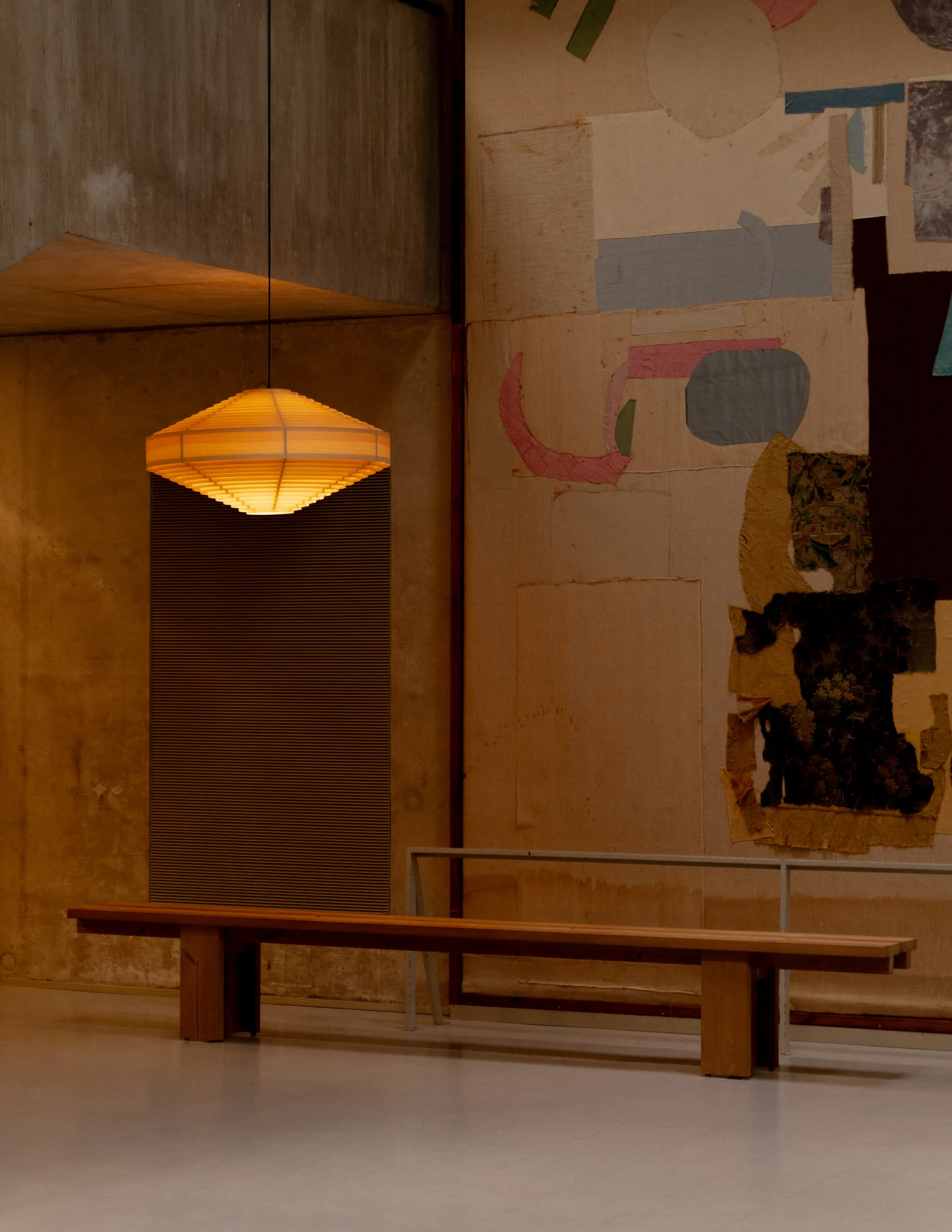 1003 Hans Pendant pendel, Matt oljevaxad furu, Ø60 cm Vaarnii