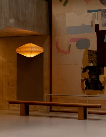 1003 Hans Pendant pendel - Matt oljevaxad furu, Ø60 cm - Vaarnii