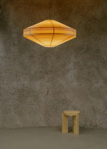 1003 Hans Pendant pendel - Matt oljevaxad furu, XL Ø90 cm - Vaarnii