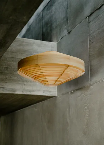 1003 Hans Pendant pendel - Matt oljevaxad furu, XL Ø90 cm - Vaarnii