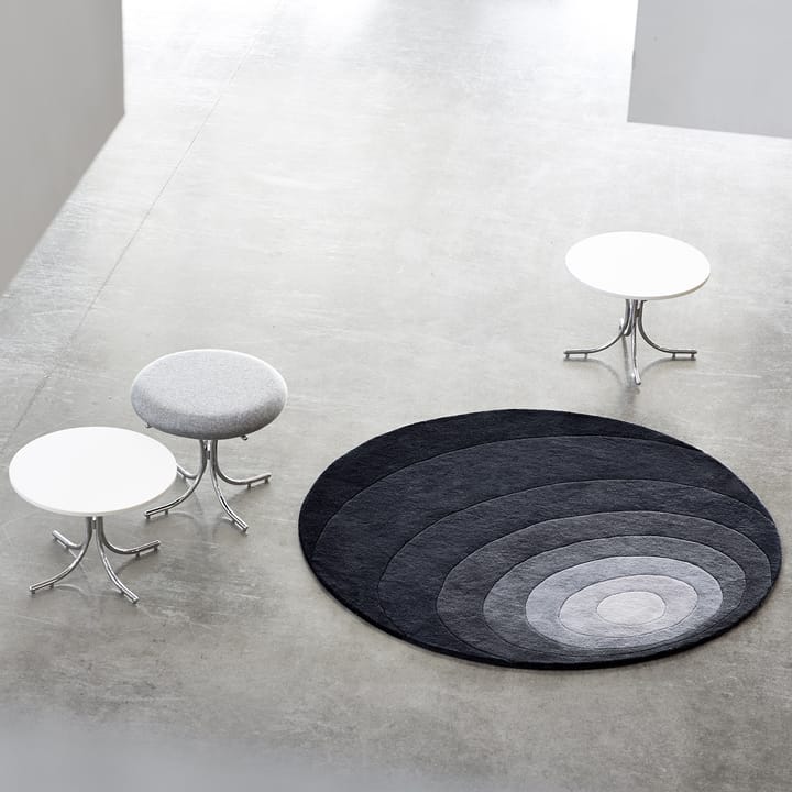 Luna matta Ø120 cm, Grey Verpan