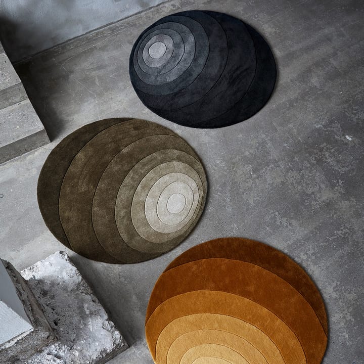 Luna matta Ø120 cm, Grey Verpan