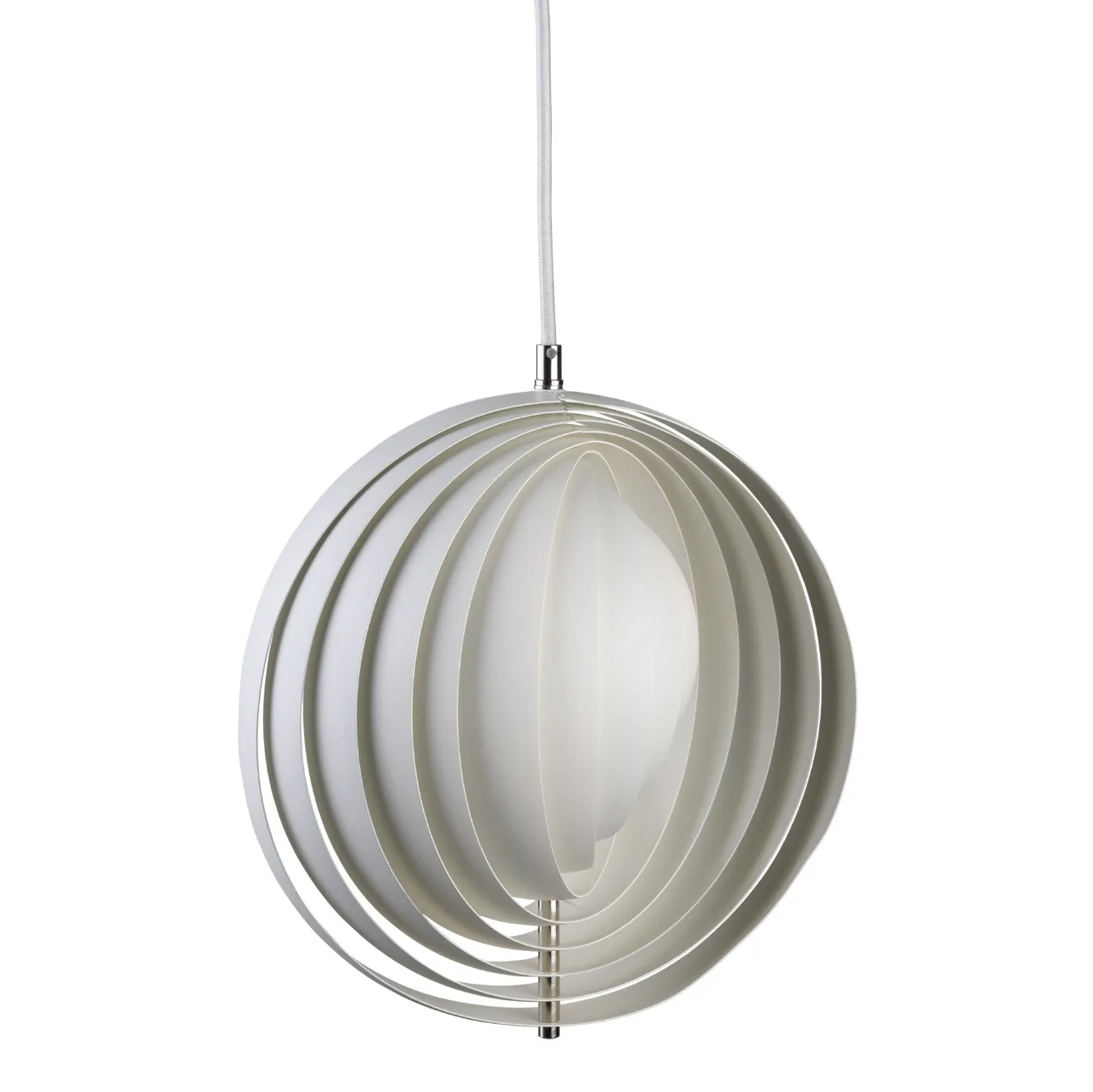 Moon taklampa, Vit, Ø34 cm Verpan