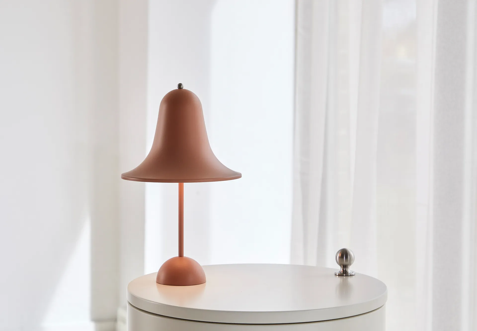 Pantop portable bordslampa 30 cm, Matt terracotta Verpan