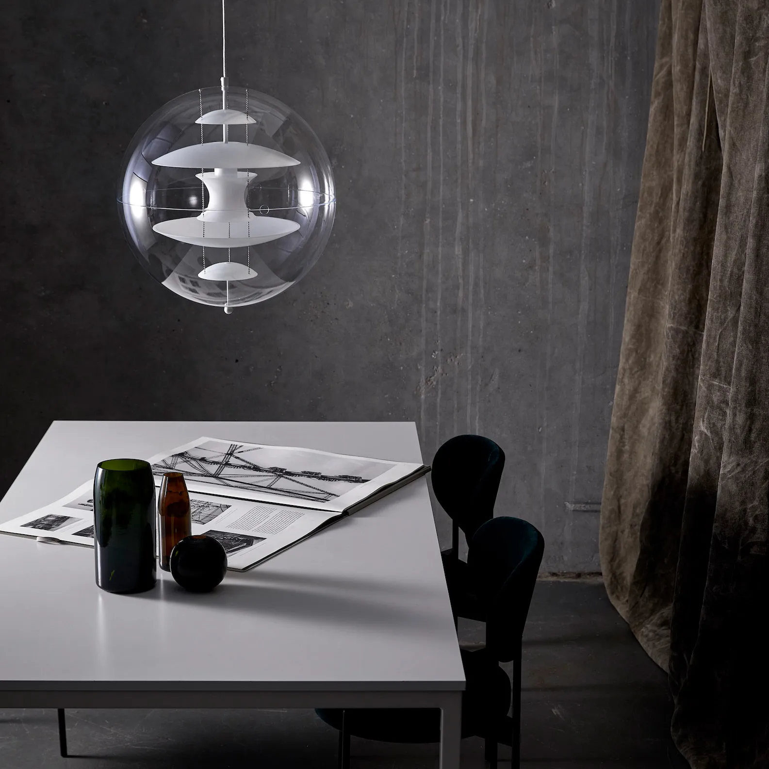 VP Globe Glass taklampa, Ø40 cm Verpan